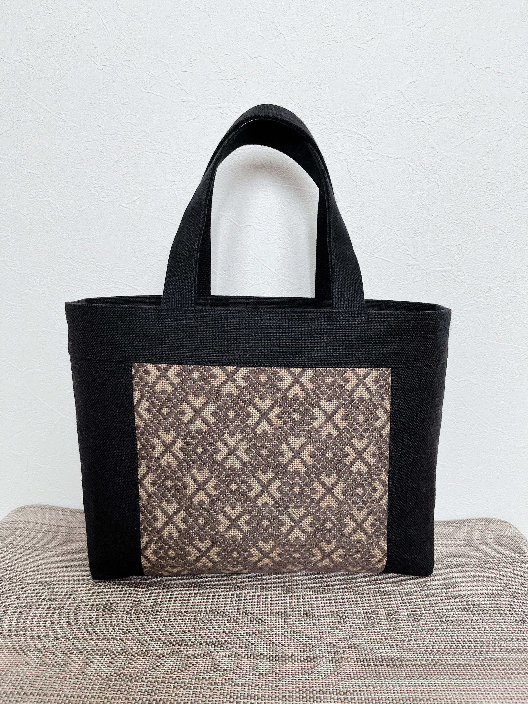 こぎん刺しトートバッグ　手さげ