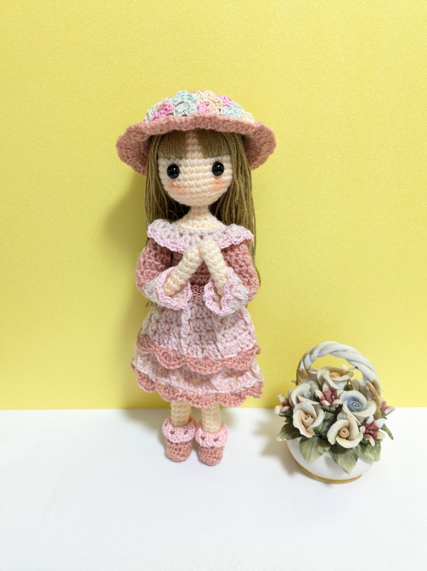 ごんちゃん様　あみぐるみ　帽子など