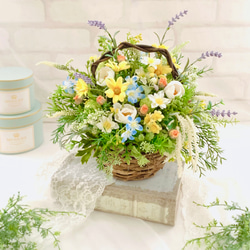 母の日フラワー ギフト 芍薬 フラワーアレンジメント 造花 アーティ