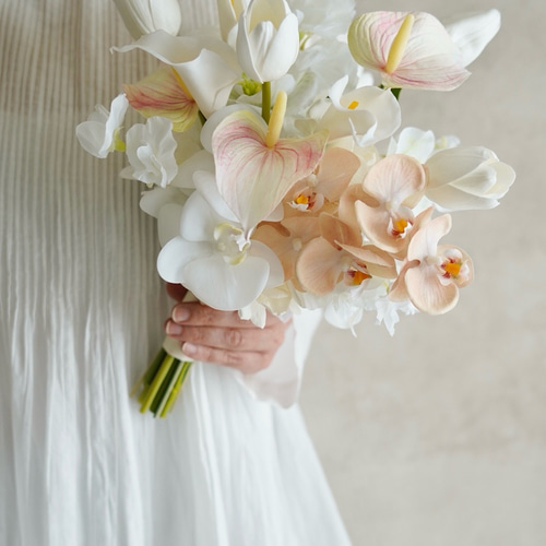 チューリップとアンスリウムのブーケ アーティフィシャルフラワー