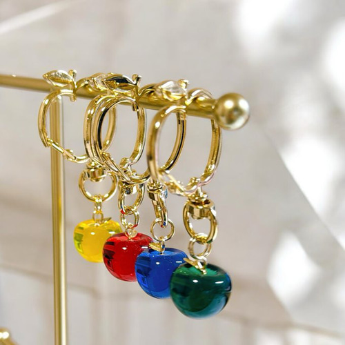 青リンゴ 青りんご りんご キーホルダー 推し活 推し活グッズ 推し