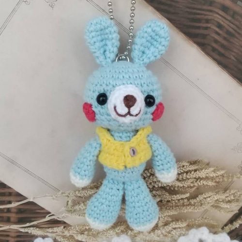 Samuel680％うさぎ シークレットと水色 うさぎ ぬいぐるみ