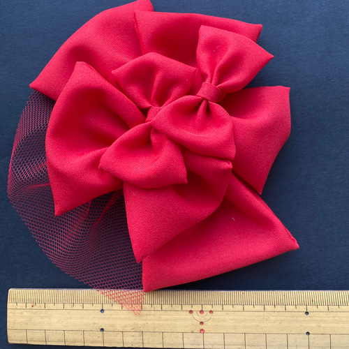 赤リボン ヘアアクセサリー 髪飾り 七五三 透小1 その他ヘア