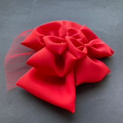 赤リボン ヘアアクセサリー 髪飾り 七五三 透小1 その他ヘア