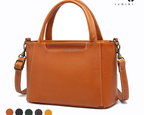 本革レザー ハンドバッグ 軽量 高品質 ショルダー 通勤 シンプル 牛革