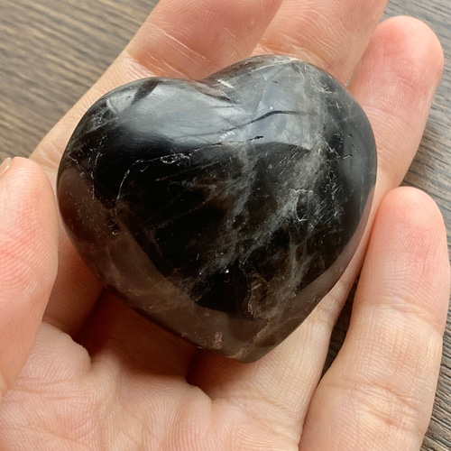 鹿角と黒水晶（モリオン）のワンド