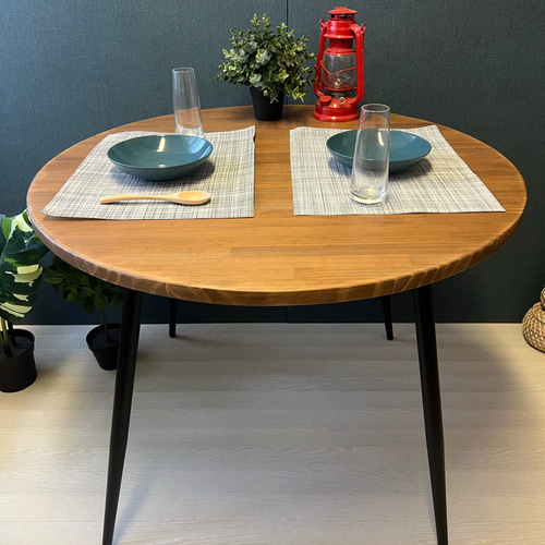 【送料無料】 テーブル 丸形 90cm パイン Nt アイアン製ボルト連結脚 送料無料】 テーブル 丸形 90cm パイン Nt アイアン製ボルト連結脚