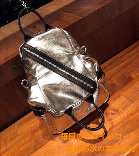 未使用近　ゴールデングース　本革　リュック　ショルダー　カジュアル 5way 楽天市場】リュック 本革 ショルダーバッグ 大人 2way レディース 本革