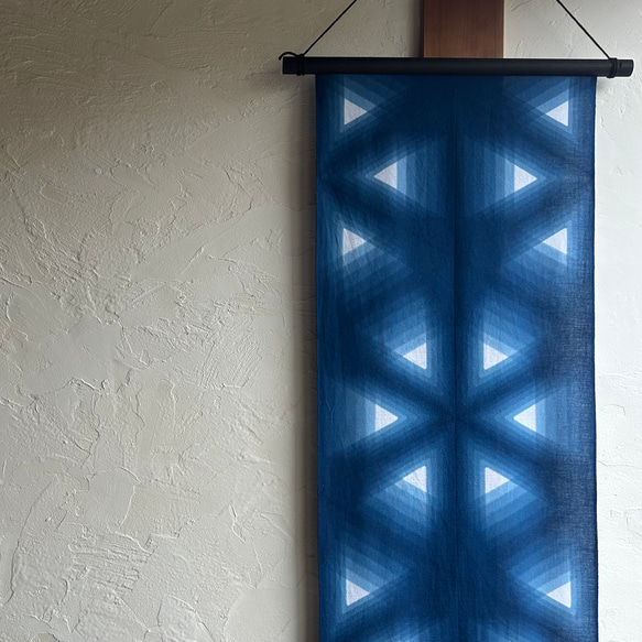 ★☆本藍染2連タペストリー(中古品) 1202-0242-200-00_1_tmb.jpg