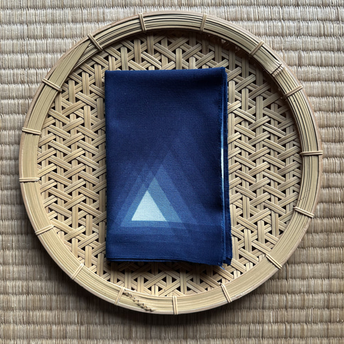 藍染め　タペストリー 山彦」 藍染め タペストリー タペストリー・壁掛け HawaCreation