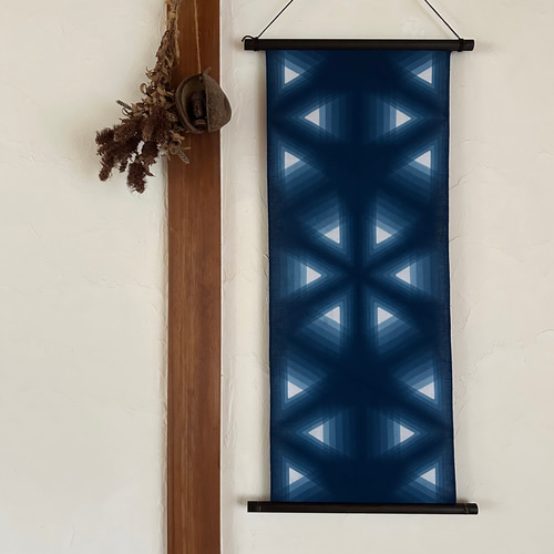 山彦」 藍染め タペストリー タペストリー・壁掛け HawaCreation 通販