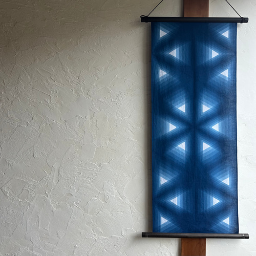 藍染め　タペストリー 山彦」 藍染め タペストリー タペストリー・壁掛け HawaCreation 通販