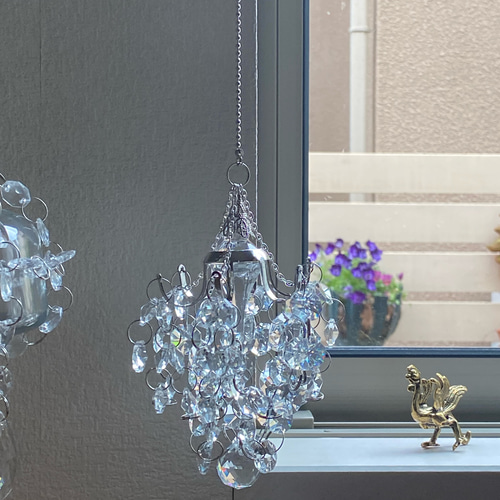 プチ シャンデリア インテリアサンキャッチャー type2 Antique Prism