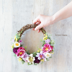 箱庭リース(Raspberry Flowers) 5枚目の画像