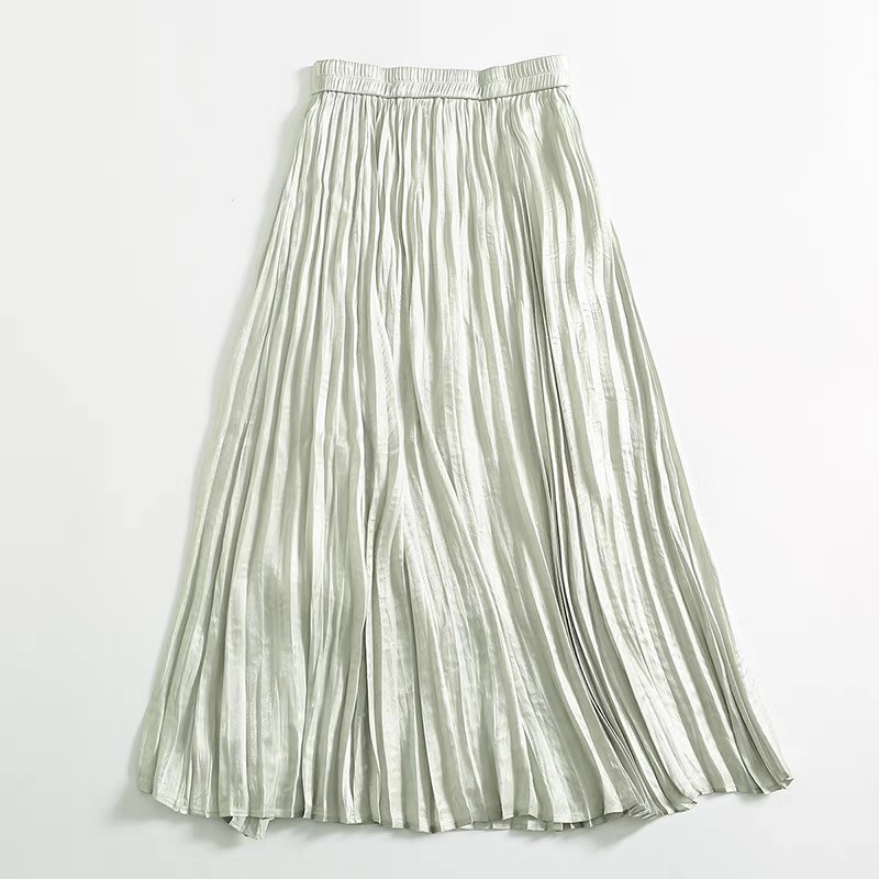 レディース ロングスカート ギャザースカート 夏 おしゃれ ウエストゴム 裏地付き 洗濯可