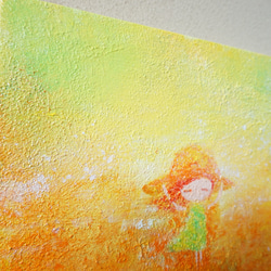 【マリーゴールド】＃原画＃イラスト＃ヒーリングアート＃癒し＃春＃女の子#幸せ＃あたたかい 4枚目の画像