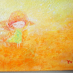 【マリーゴールド】＃原画＃イラスト＃ヒーリングアート＃癒し＃春＃女の子#幸せ＃あたたかい 3枚目の画像