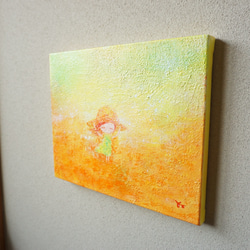 【マリーゴールド】＃原画＃イラスト＃ヒーリングアート＃癒し＃春＃女の子#幸せ＃あたたかい 5枚目の画像