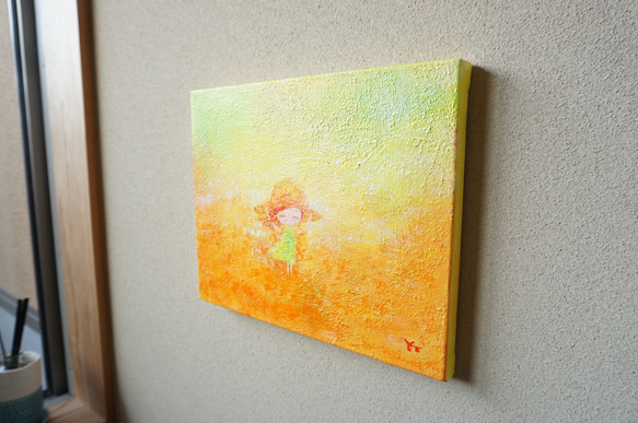 【マリーゴールド】＃原画＃イラスト＃ヒーリングアート＃癒し＃春＃女の子#幸せ＃あたたかい 5枚目の画像