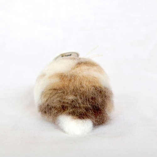 ペタッとしているベビーなうさぎさん 羊毛フェルト ブロークントート