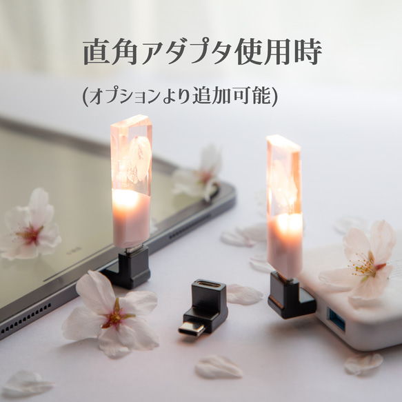 【2025年春新作】桜色メモリーズMk.Ⅲ(桜メモリType-Cモデル) 32~128GB 本物の桜の花びらを使用 17枚目の画像