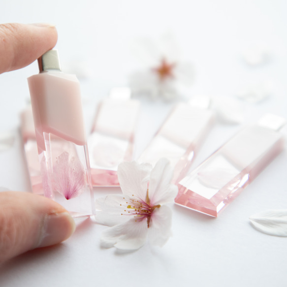 【2025年春新作】桜色メモリーズMk.Ⅲ(桜メモリType-Cモデル) 32~128GB 本物の桜の花びらを使用 19枚目の画像