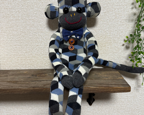 ✿nao✿さま専用∶ミニソックモンキー DIY】お子様のおもちゃに！鈴入り☆ミニソックモンキーの作り方