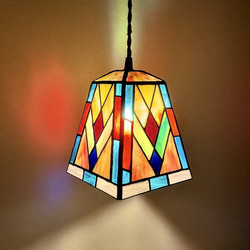 ステンドグラスペンダントライト ✨昭和レトロ✨ シーリングライト