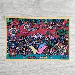 原画】貼り絵❤︎終わらない夜の物語 イラスト wonder woods 通販  