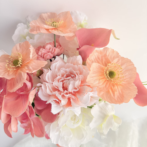 ボルドー　胡蝶蘭　カラー　パールブーケ　シャワーブーケ　ウェディングブーケ　造花 ウェディングブーケ ブライダルブーケ シャワーブーケ ローズ 胡蝶蘭