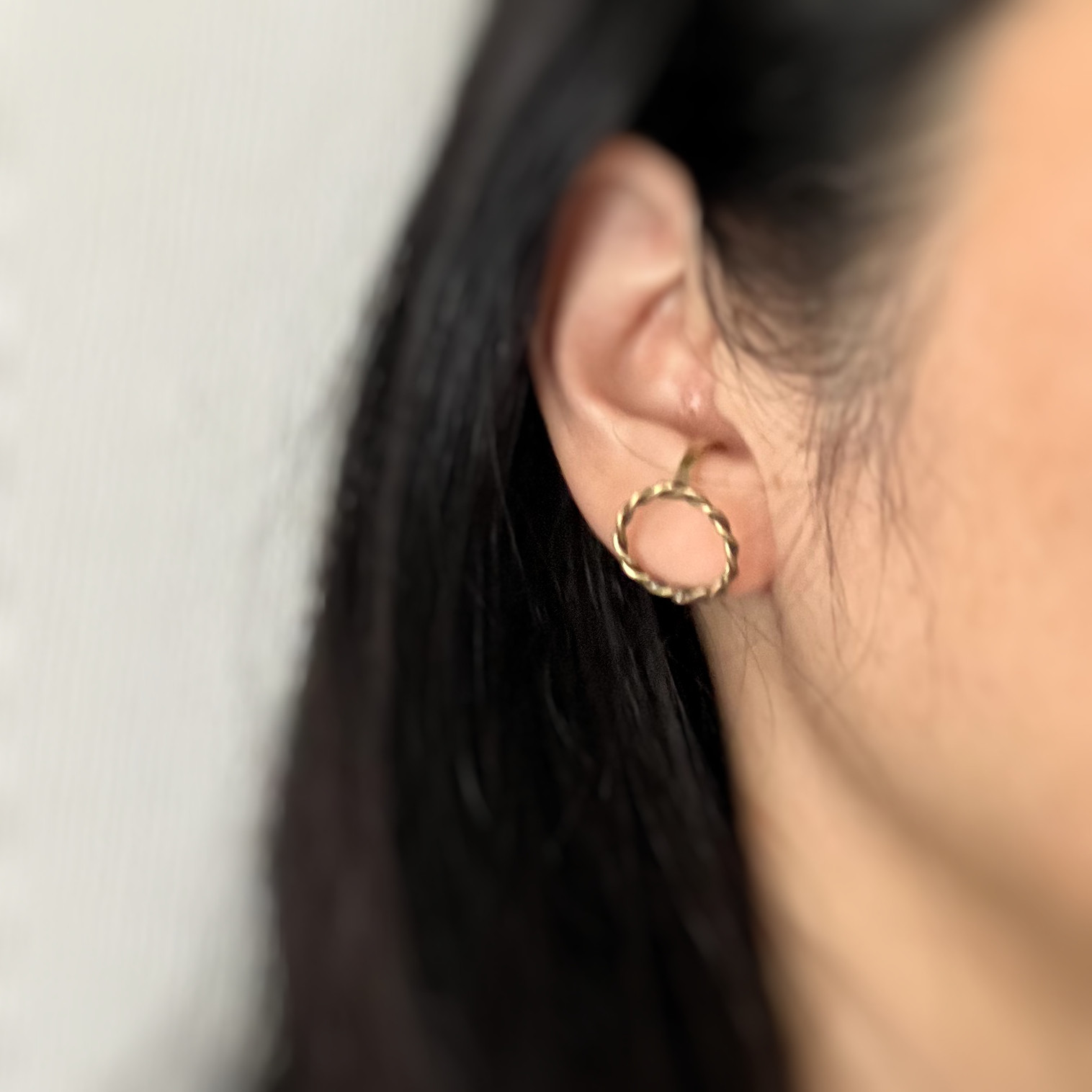 2way [まるtwist grand] ring&イヤーカフ　重ねづけ 組み合わせ自由　*受注後製作品*