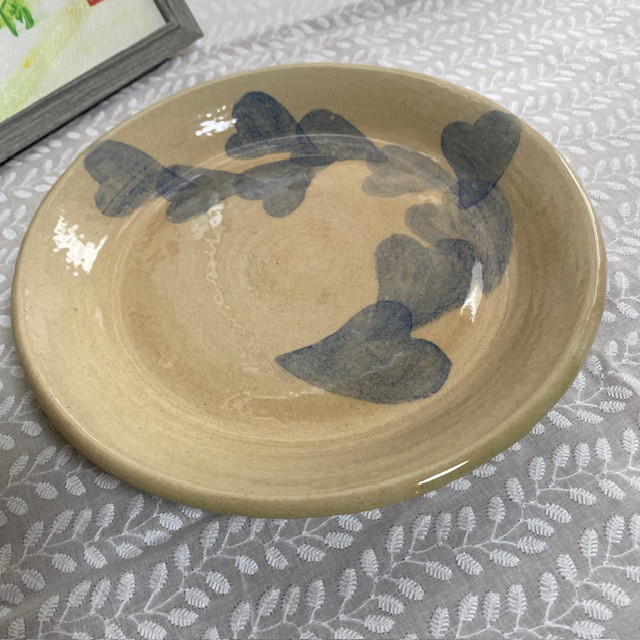 和紙染め　中皿