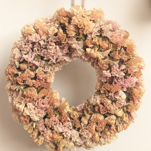 ギフトにもおすすめ！ *ﾚｱｶﾗｰ ひだまり色スターチスの ドライmini