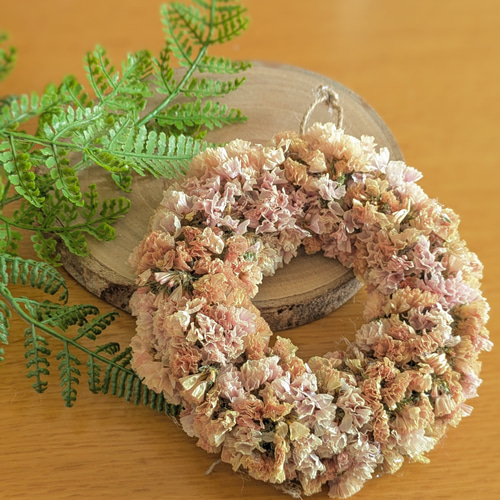 ギフトにもおすすめ！ *ﾚｱｶﾗｰ ひだまり色スターチスの ドライmini