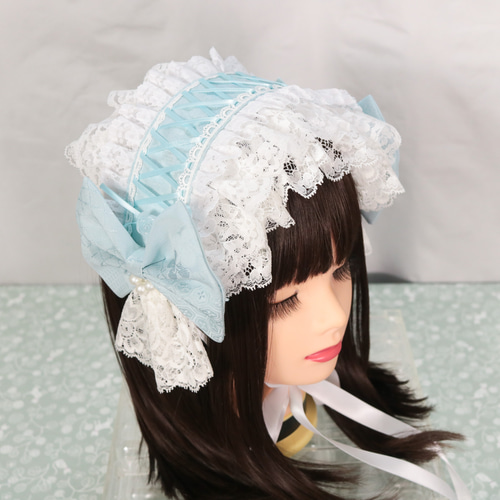 水紋 サックス ヘッドドレス ロリータ ヘッドドレス（アクセサリー