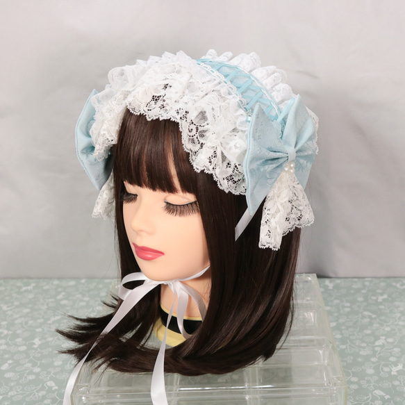 水紋 サックス ヘッドドレス ロリータ ヘッドドレス（アクセサリー