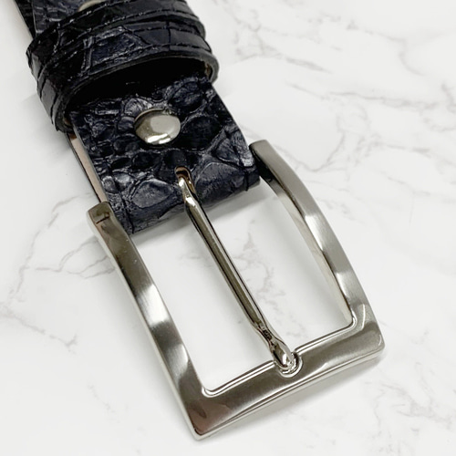 日本製 センザンコウ 穿山甲 上質 35mm巾 ベルト エキゾチックレザー