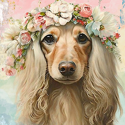 オーダー用パネル生地 ミニパネル 犬パネル オーダー用パネル生地97