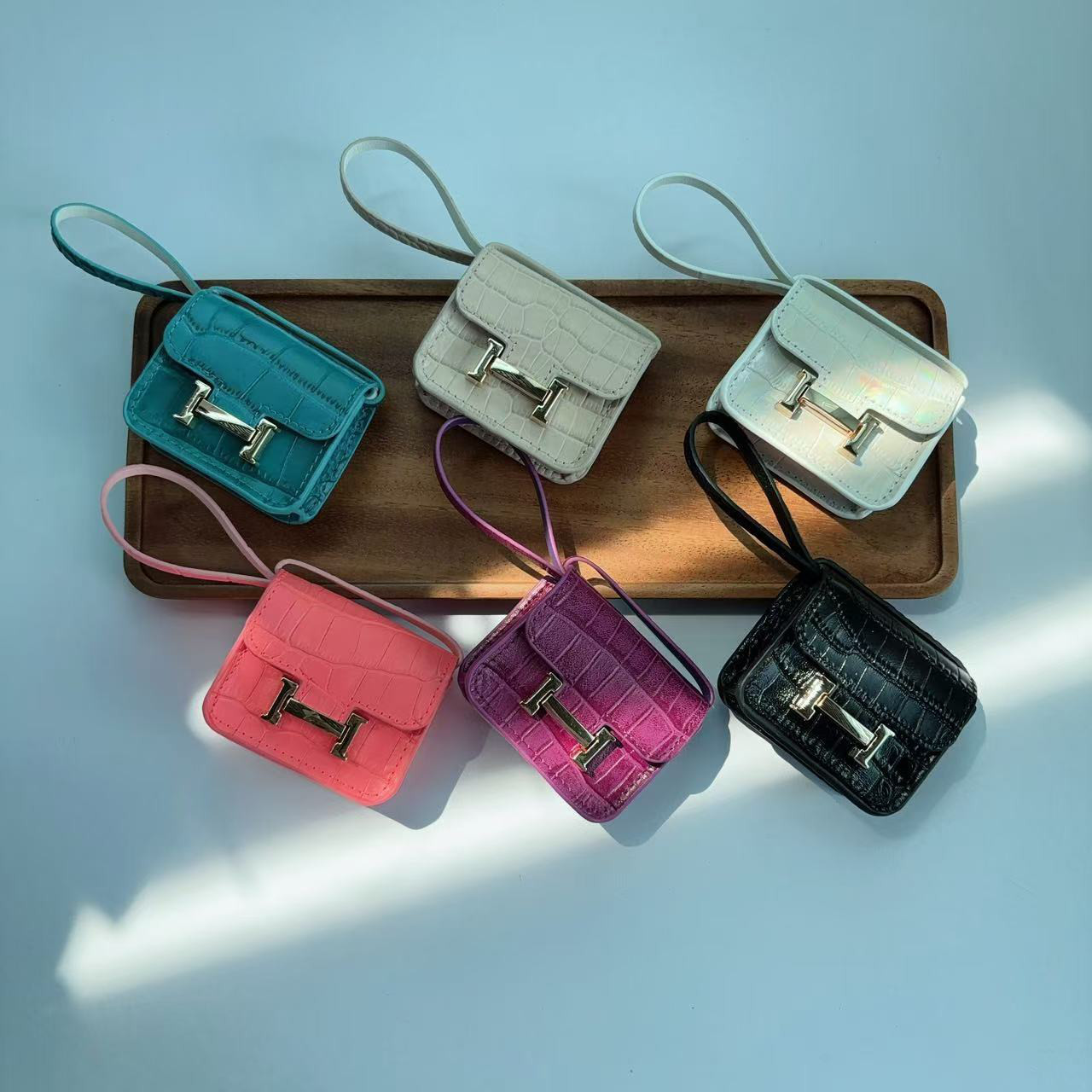 【Mini Bag】BJD Constanc新色登場高級牛革5点セットリップ香水小銭イヤホンキーチェーン※今だけ限定カラ