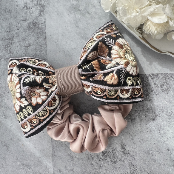 一点もの！！】ビッグリボンのシュシュ ポニーテールリボン ビッグ