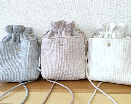 【パックりか❤様お取置き専用ページ】リバティ×ヌビ　巾着バッグ 318d17af2a99667a818d075a39cb45
