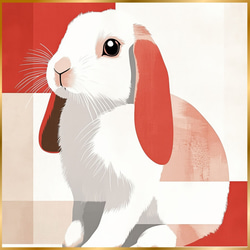 Red Passion - ホーランド・ロップ・ラビット No.1】うさぎ・ウサギ
