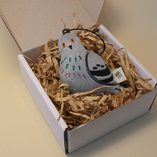 ハトのぬいぐるみキーホルダー キーリング chichi-chit 通販