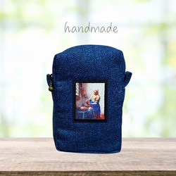 ハンドメイドタバコサイズポーチ雑貨お散歩ねこ猫 アイコス