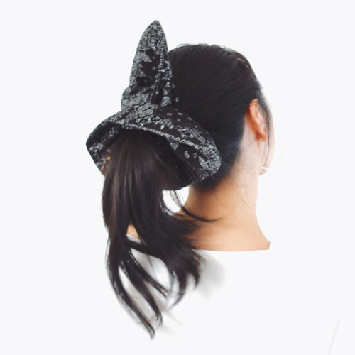 LLサイズスクエアシュシュBandanna1枚 シュシュ qppA