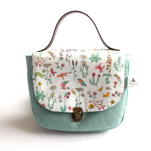 特集掲載作品』ティッシュケースつき♪ バッグ型のポーチ