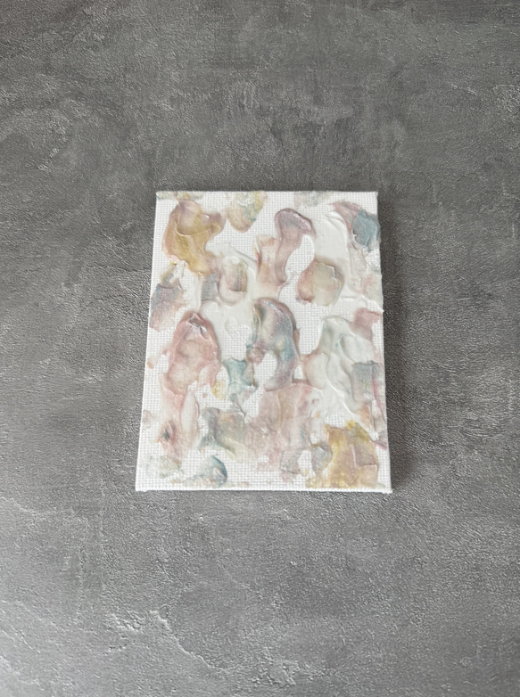 テクスチャーアート ニュアンスアート ミニキャンバス 絵画