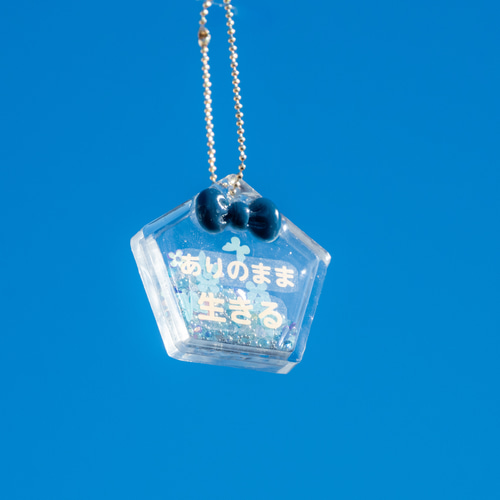 RE ARRIVAL/再入荷 ☆見通し明るい☆ 五角形 透明シャカシャカおまもり オリジナル その他