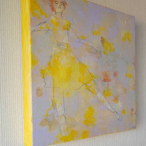 処女作 ブレラン 絵画 原画 キャンバス 原画 絵画 『浮遊』 油絵 キャンバス 気軽に アート 癒し 送料