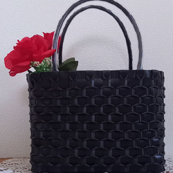 ✩.*˚みぽりん.:*♡です　プラかごバッグ　ハンドメイド　プラカゴ Mサイズ プラかごバッグ ハンドメイド バスケット プラカゴ